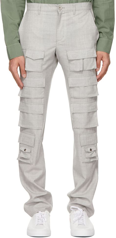 givenchy grey joggers|Men's Givenchy Pants .